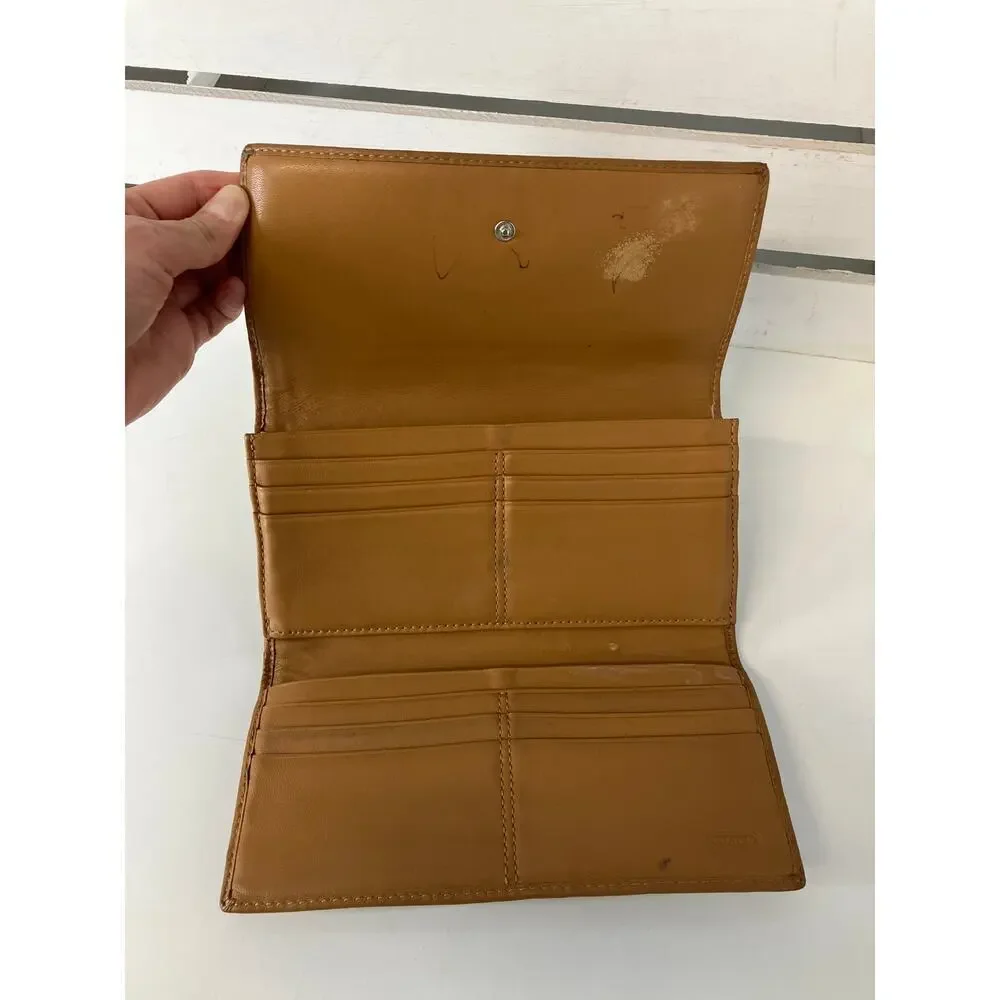 COACH SIGNATURE MULTI COLOR SIGNATURE LEATHER WALLET